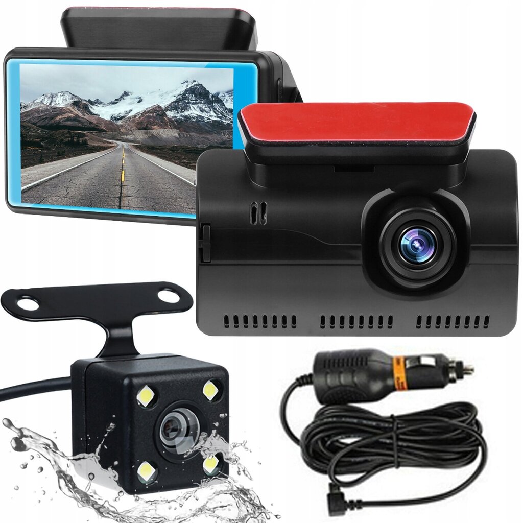 Videonauhuri, autokamera Full HD hinta ja tiedot | Autokamerat | hobbyhall.fi