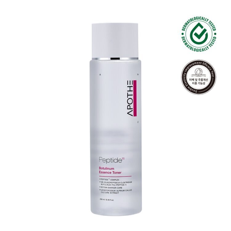 APOTHE Peptide 11 Botulinum Essence Toner, 250ml Kosteuttava kasvovesi hinta ja tiedot | Kasvojen puhdistusaineet | hobbyhall.fi