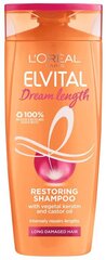 Shampoo Elvital DREAM pituus 250ml, 6 pakkausta hinta ja tiedot | Elvital Hajuvedet ja kosmetiikka | hobbyhall.fi