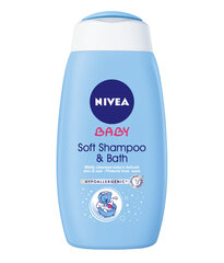 Hellävarainen shampoo ja kylpypesu vauvoille Nivea Baby, 500 ml, 12 pakkausta hinta ja tiedot | Nivea Hiustenhoitotuotteet | hobbyhall.fi