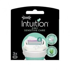 Naisten terät WS Intuition Sensitive Care, 5 x 3 kpl. hinta ja tiedot | Wilkinson Sword Hajuvedet ja kosmetiikka | hobbyhall.fi