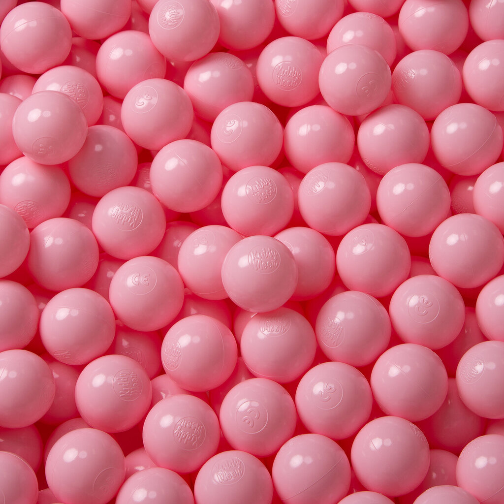 KiddyMoon pallot pallomereen, 300 palloa, 6 cm, vaaleanpunainen hinta ja tiedot | Vauvan lelut | hobbyhall.fi