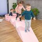 KiddyMoon leikkipaikka pallomerellä, 200 palloa, ∅ 7 cm, vaaleanpunainen:vihreä/keltainen/turkoosi hinta ja tiedot | Vauvan lelut | hobbyhall.fi