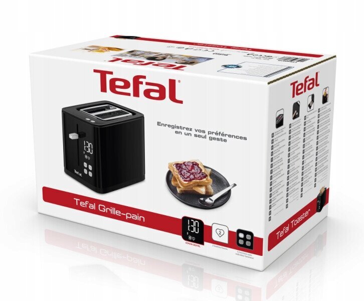 Leivänpaahdin Tefal, musta, 850 IN hinta ja tiedot | Leivänpaahtimet | hobbyhall.fi