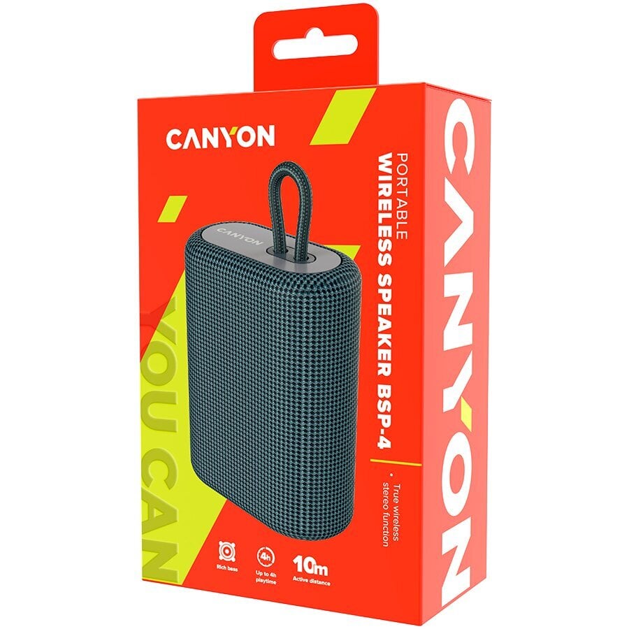 Canyon BSP-4 Dark Grey CNE-CBTSP4DG hinta ja tiedot | Kaiuttimet | hobbyhall.fi