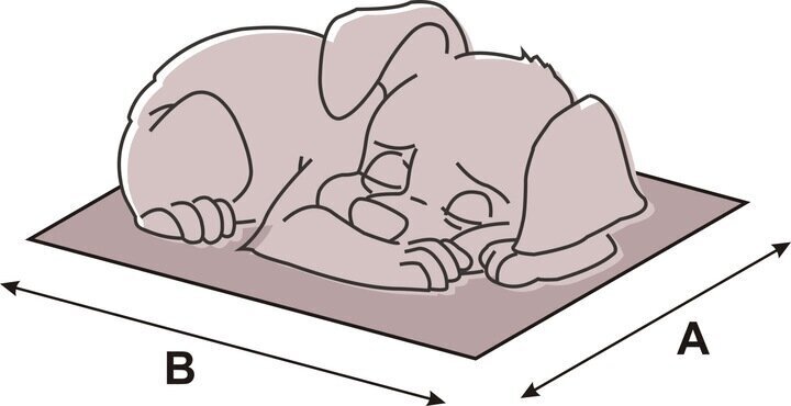 Hobbydog-sänky G1101, 52 cm x 46 cm, harmaa hinta ja tiedot | Pedit ja pesät | hobbyhall.fi