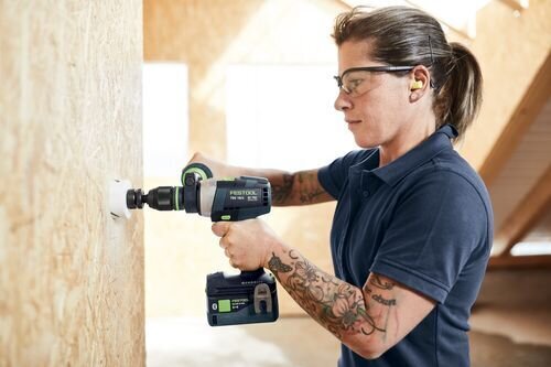 Festool Akkuruuvinväännin TDC 18/4 5,2/4,0 I-Set QUADRIVE 577243 hinta ja tiedot | Akkuporakoneet ja ruuvinvääntimet | hobbyhall.fi