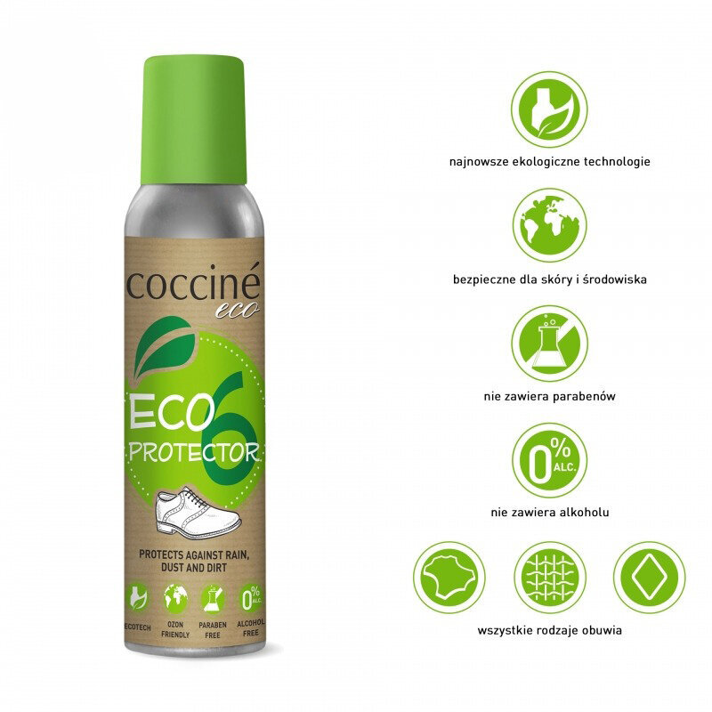 Kosteussuoja kaikille materiaaleille - Coccine Eco Protector 6, 200 ml hinta ja tiedot | Vaatteiden ja jalkineiden hoito | hobbyhall.fi