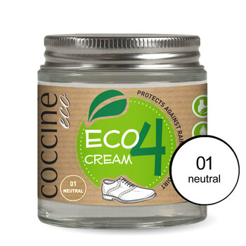 Vegan kenkävoide nahalle (väritön) - Coccine Eco Cream, 100 ml hinta ja tiedot | Vaatteiden ja jalkineiden hoito | hobbyhall.fi