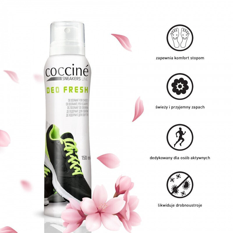 Coccine Deo Fresh — Deodorantti kengille, 150 ml hinta ja tiedot | Vaatteiden ja jalkineiden hoito | hobbyhall.fi