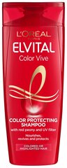 Shampoo Elvital Color -Vive 400ml, 6 paketin setti hinta ja tiedot | Elvital Hajuvedet ja kosmetiikka | hobbyhall.fi