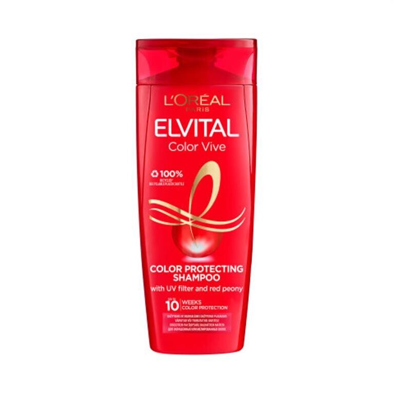 Shampoo Elvital Color -Vive, 250ml, 6 pakkausta hinta ja tiedot | Shampoot | hobbyhall.fi