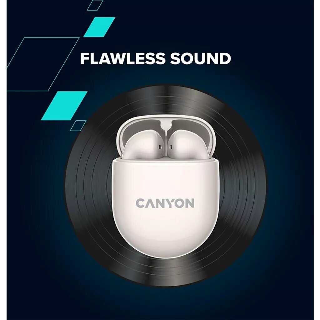 Canyon TWS-6 Black CNS-TWS6B hinta ja tiedot | Kuulokkeet | hobbyhall.fi