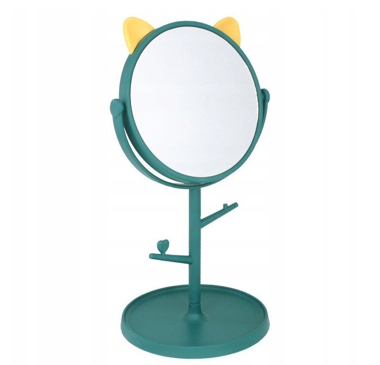 Peili , kissanpentu, 31 x 115 x 14,5 cm, vihreä hinta ja tiedot | Kosmetiikkalaukut ja peilit | hobbyhall.fi