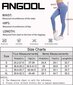 ANGOOL High Waist Push Up Sports leggingsit, sininen hinta ja tiedot | Naisten urheiluvaatteet | hobbyhall.fi