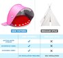 Meishang UV-suoja lasten rantateltta, 110x80x70cm, vaaleanpunainen hinta ja tiedot | Teltat | hobbyhall.fi