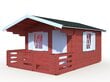 Pihamaja Emma 10,4+4,2 m² terassilla ja ikkunaluukuilla hinta ja tiedot | Piharakennukset | hobbyhall.fi