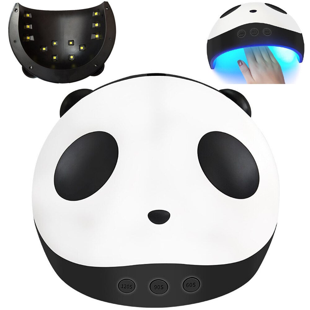 Kynsien kuivauslamppu 15 led uv hybrids gels panda 36w hinta ja tiedot | Manikyyri ja pedikyyri | hobbyhall.fi