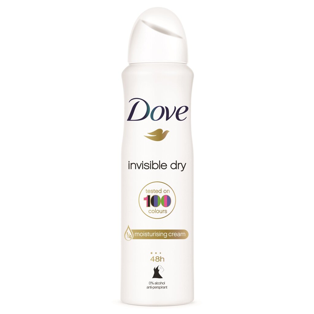 Naisten spraydeodorantti Dove Invisible Dry, 150ml, 6 pakkausta hinta ja tiedot | Deodorantit | hobbyhall.fi