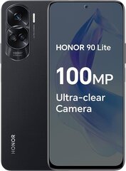 Honor 90 Lite 5G 8/256GB Midnight Black 5109ASWC hinta ja tiedot | Matkapuhelimet | hobbyhall.fi