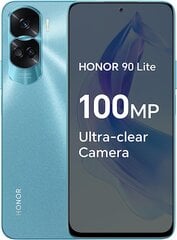 Honor 90 Lite 5G 8/256GB Cyan Lake 5109ASWE hinta ja tiedot | Honor Puhelimet, älylaitteet ja kamerat | hobbyhall.fi