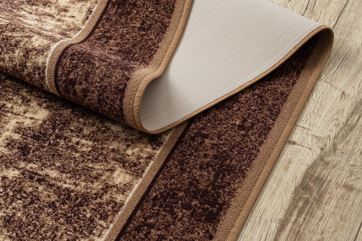 Kumipohjainen matto 67 cm STARK beige hinta ja tiedot | Isot matot | hobbyhall.fi