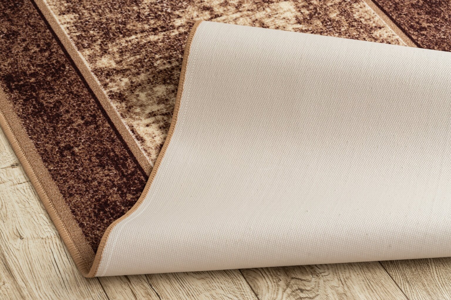 Kumipohjainen matto 67 cm STARK beige hinta ja tiedot | Isot matot | hobbyhall.fi