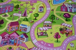 Lasten Matto Sweet Town hinta ja tiedot | Isot matot | hobbyhall.fi