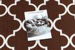 TRELLIS marokkolainen matto, 133 x 580 cm, ruskea hinta ja tiedot | Isot matot | hobbyhall.fi