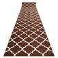 TRELLIS marokkolainen matto, 133 x 750 cm, ruskea hinta ja tiedot | Isot matot | hobbyhall.fi