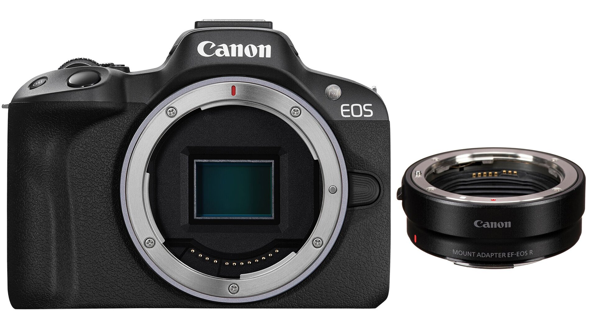 Canon EOS R50 + Mount Adapter EF-EOS R hinta ja tiedot | Kamerat | hobbyhall.fi