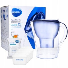 Vedensuodatin Brita Maxtra + Pure Performance -suodatin 4 kpl hinta ja tiedot | Veden suodatinkannut ja suodattimet | hobbyhall.fi