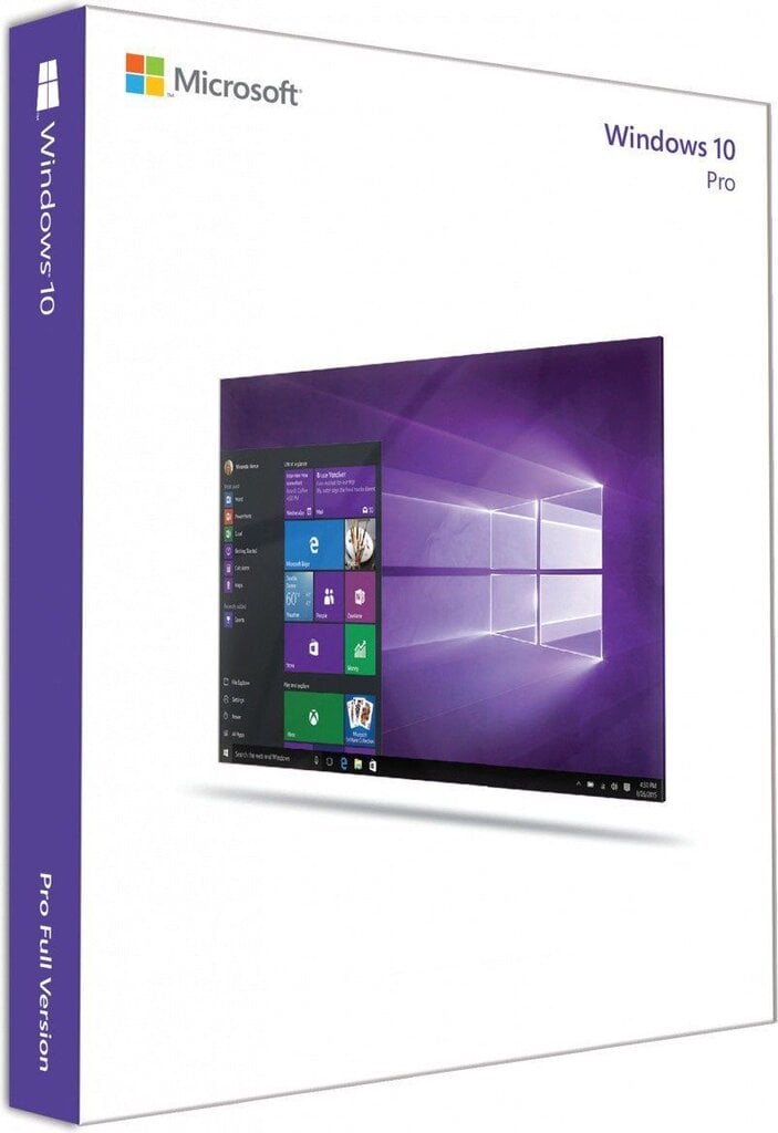 Microsoft Windows Pro 10 64 bit OEM DVD, PL hinta ja tiedot | Käyttöjärjestelmät | hobbyhall.fi