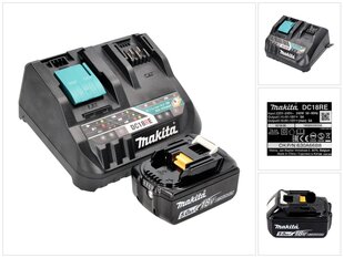 Makita tehosarja 18 V 1 x BL 1850 B akulla 5,0 Ah + DC 18 RE -pikalaturi hinta ja tiedot | Akkuporakoneet ja ruuvinvääntimet | hobbyhall.fi