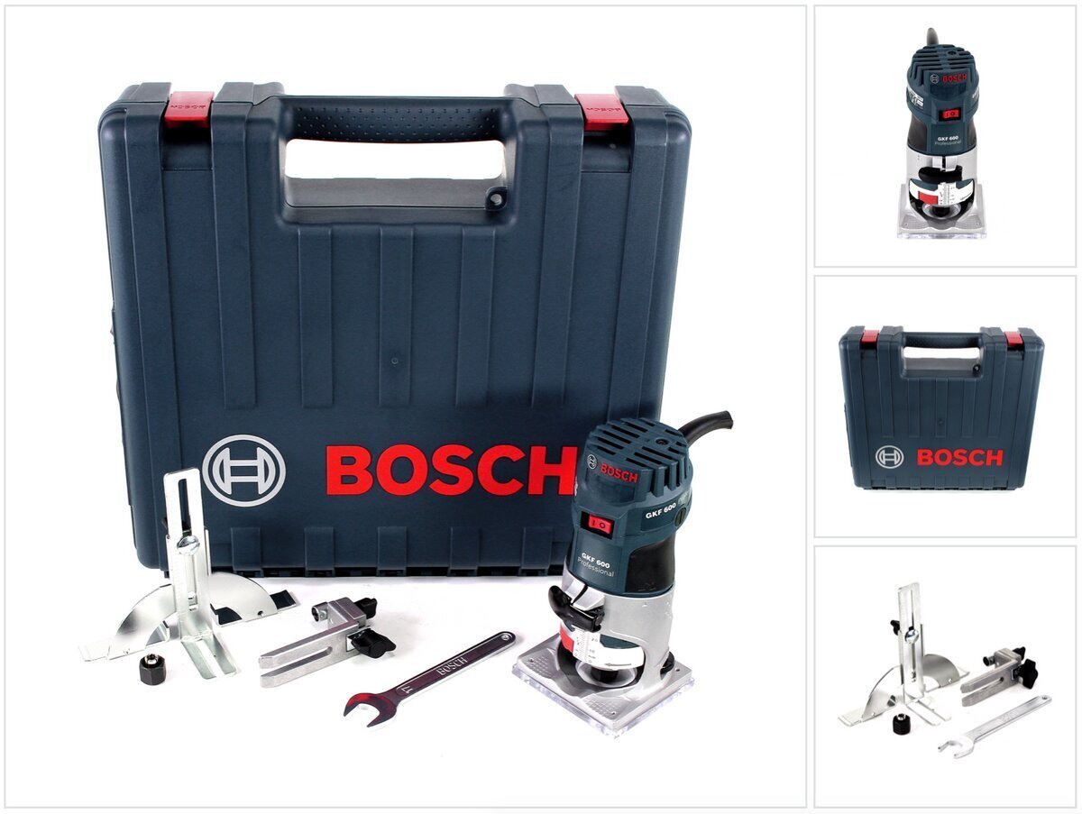 Bosch GKF 600 Professional reunaleikkuri (060160A100) hinta ja tiedot | Jyrsimet | hobbyhall.fi