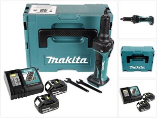 Makita DGD 800 RTJ akku suorahiomakone 18V + 2x akku 5,0Ah + laturi + Makpac hinta ja tiedot | Hiomakoneet | hobbyhall.fi