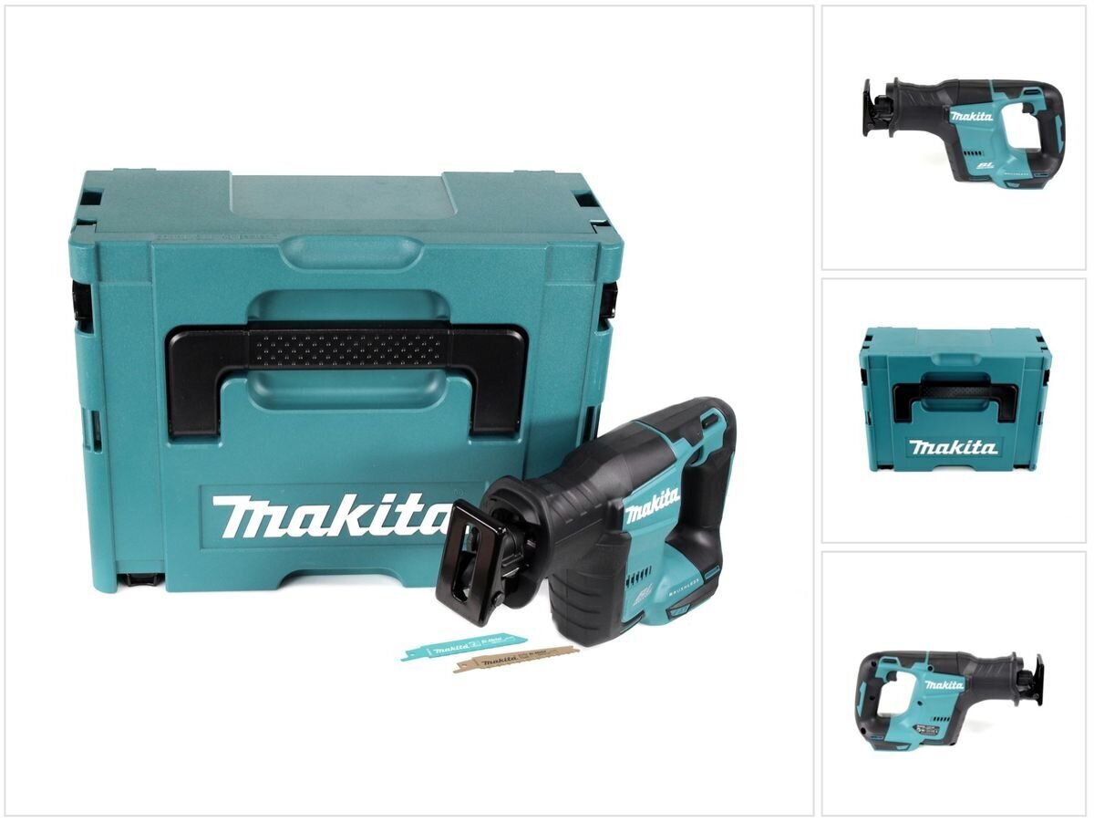 Makita DJR 188 ZJ Akkukäyttöinen edestakaisin saha 18 V Makpac - ilman akkua, ilman laturia hinta ja tiedot | Sahat ja sirkkelit | hobbyhall.fi