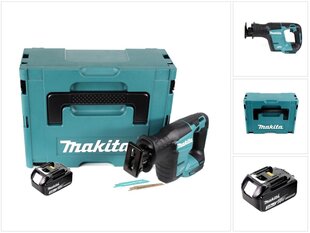 Makita DJR 188 F1J Langaton edestakaisin saha 18 V Makpac + 1x Makita 3,0 Ah akku - ilman laturia hinta ja tiedot | Sahat ja sirkkelit | hobbyhall.fi