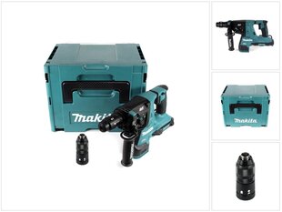 Makita DHR 281 ZJ akkukäyttöinen perforaattori 36V (2x18V) 2.8J SDS Plus + Makpac hinta ja tiedot | Iskuporakoneet | hobbyhall.fi