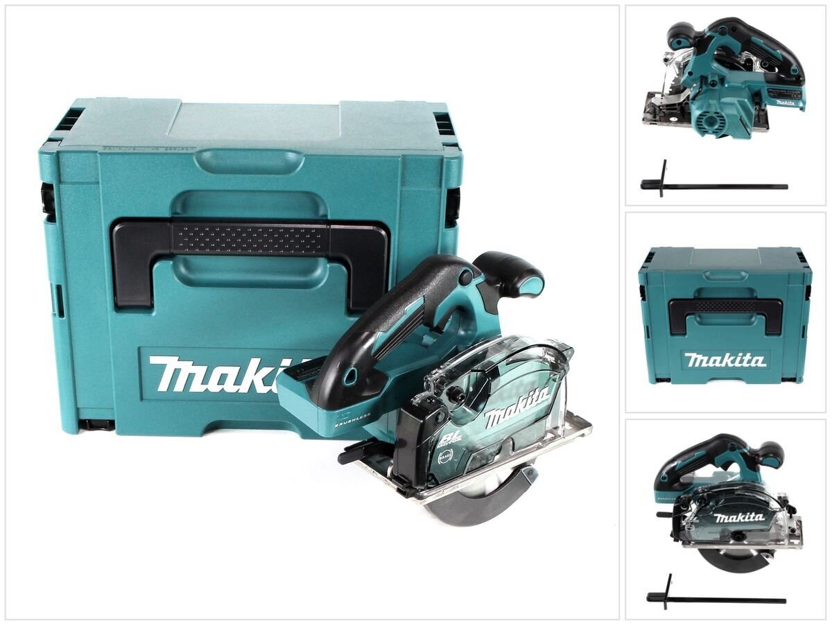 Makita DCS 553 ZJ akkupyörösaha metallille 18V 150 mm + Makpac - ilman akkua, ilman laturia hinta ja tiedot | Sahat ja sirkkelit | hobbyhall.fi