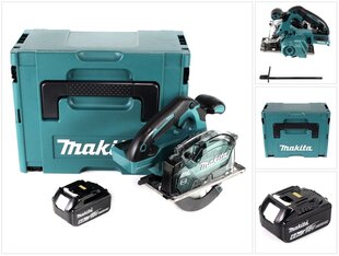 Makita DCS 553 G1J akkupyörösaha metallille 18V 150 mm + 1x akku 6,0Ah + Makpac - ilman laturia hinta ja tiedot | Sahat ja sirkkelit | hobbyhall.fi