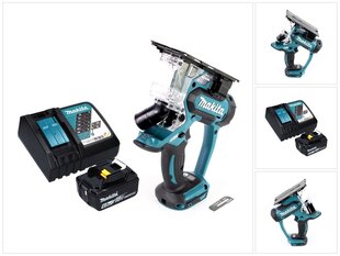 Makita DSD 180 RG1 akkukäyttöinen kipsilevysaha 18 V + 1x akku 6,0 Ah + laturi hinta ja tiedot | Sahat ja sirkkelit | hobbyhall.fi