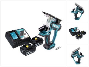 Makita DSD 180 RG akkukäyttöinen kipsilevysaha 18 V + 2x akku 6,0 Ah + laturi hinta ja tiedot | Sahat ja sirkkelit | hobbyhall.fi