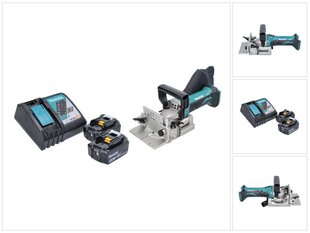 Makita DPJ 180 RF Akun liitäntäleikkuri 18 V 100 mm + 2x Akut 3,0 Ah + laturi hinta ja tiedot | Käsityökalut | hobbyhall.fi