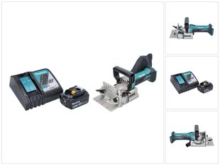 Makita DPJ 180 RG1 Akkuliitosleikkuri 18 V 100 mm + 1x Akku 6,0 Ah + laturi hinta ja tiedot | Käsityökalut | hobbyhall.fi