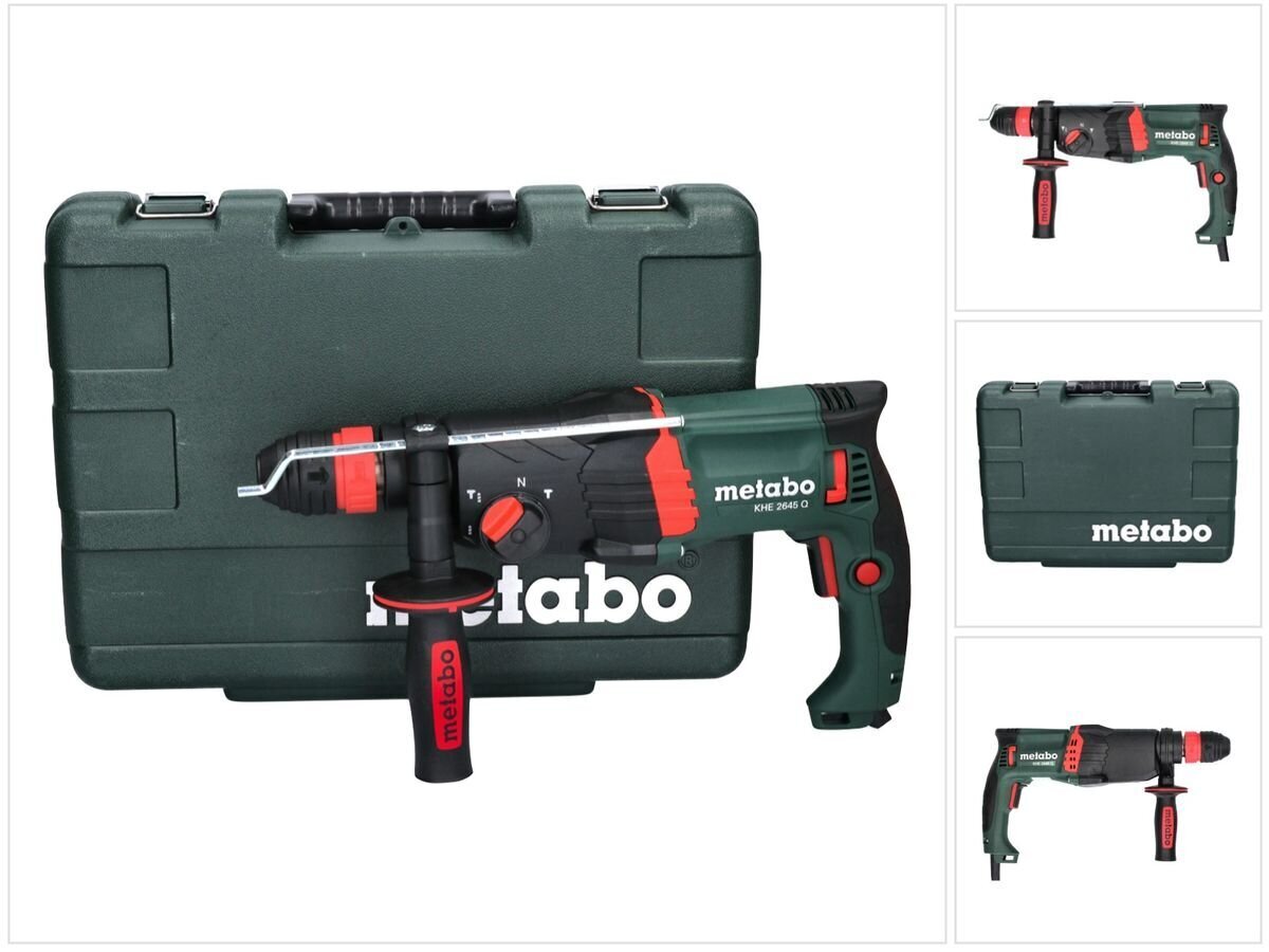 Metabo KHE 2645 Q sähköinen perforaattori 850 W 2,9 joulea + kotelo hinta ja tiedot | Iskuporakoneet | hobbyhall.fi