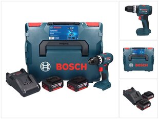 Bosch GSB 18V-45 akkuruuvinväännin 18 V 45 Nm + 2x 5,0 Ah akku + laturi + L-Boxx hinta ja tiedot | Akkuporakoneet ja ruuvinvääntimet | hobbyhall.fi