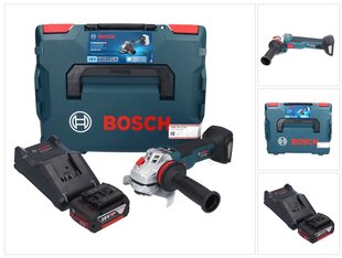 Bosch GWS 18V-10 SC akkuhiomakone 18 V 125 mm + 1x akku 5,0 Ah + L-Boxx - ilman laturia hinta ja tiedot | Hiomakoneet | hobbyhall.fi