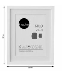 Kuvakehys Milo, 26 x 32 cm hinta ja tiedot | Valokuva-albumit -ja kehykset | hobbyhall.fi