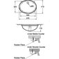 Ideal Standard Oval Vasque 57 cm x 41 cm x 1,7 cm Pesuallas hinta ja tiedot | Pesualtaat | hobbyhall.fi
